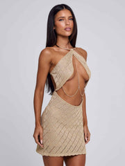 Bel Mini Dress Gold