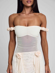 Marceline Maxi Dress Beige