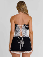 Solara Playsuit Cream Black