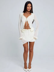 Mae Top Ivory