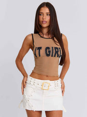Novai Mini Skirt White