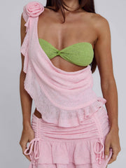 Candace Mini Skirt Pink