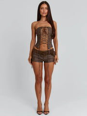 Lunexa Top Brown
