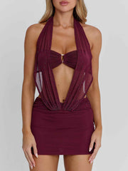 Kariel Mini Dress Purple