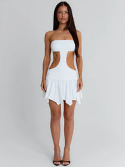 Mayia Mini Dress White