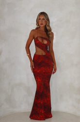 Fern Maxi Dress Orange