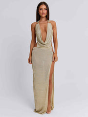 Yasmina Maxi Dress Gold