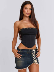 Tutai Corset Top Black
