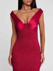Sylora Maxi Dress Red