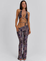 Shanel Crop Top Deep Purple