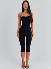 VICTORIA CAPRI JUMPSUIT BLACK