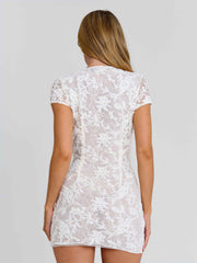 Luma Mini Dress White
