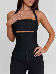 Karne Capri Jumpsuit Black