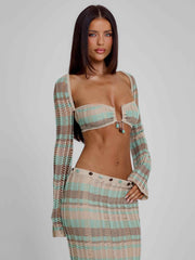 Dune Top Green Stripe