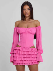 Ayani Mini Dress Hot Pink