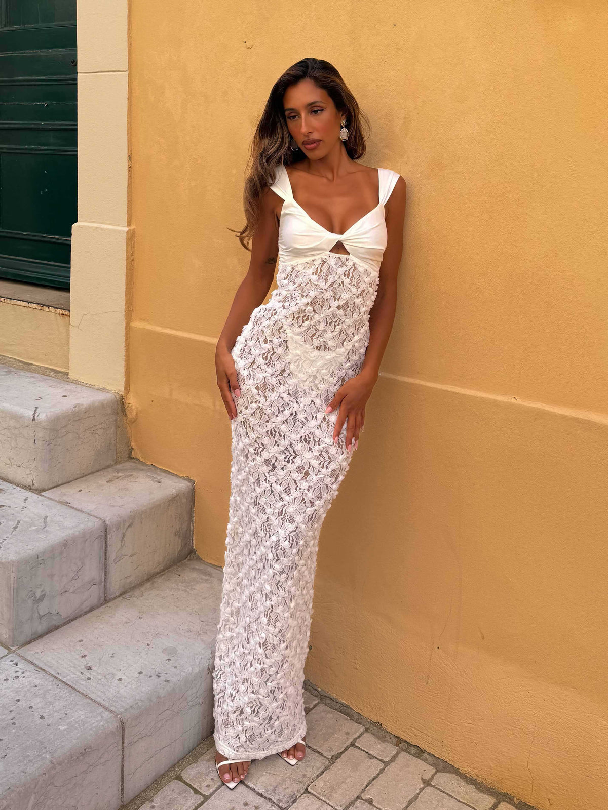 Bioa Maxi Dress Ivory