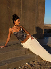 Sade Corset Top Steel