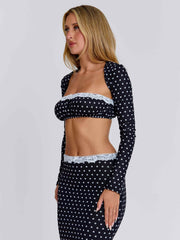Cali Top Polka Dot