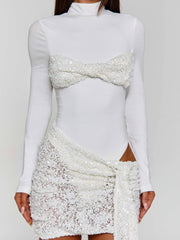 Indie Mini Dress White