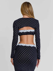 Cali Top Polka Dot