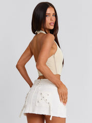 Lainee Corset Top Bone