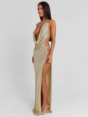 Yasmina Maxi Dress Gold