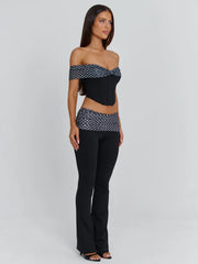 Emil Top Black Polka Dot