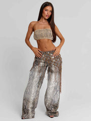 Zeriah Pants Snake Print