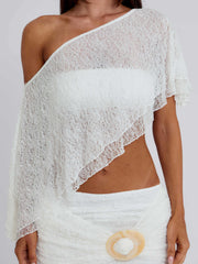 Jillian Mini Skirt White