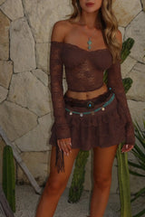 Emerson Long Sleeve Top Chocolate
