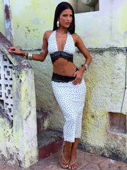 Jazara Top Black Polka Dot