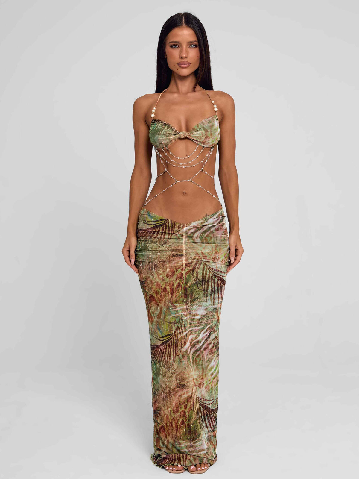 Caterina Maxi Dress Lagrono Sage