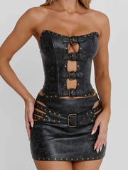 Rodeo Mini Skirt Dark Grey