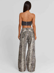 Zeriah Pants Snake Print
