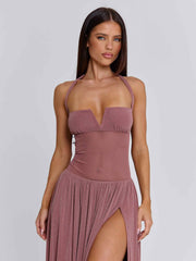 Dee Maxi Dress Mauve