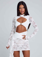 Clementine Mini Dress White