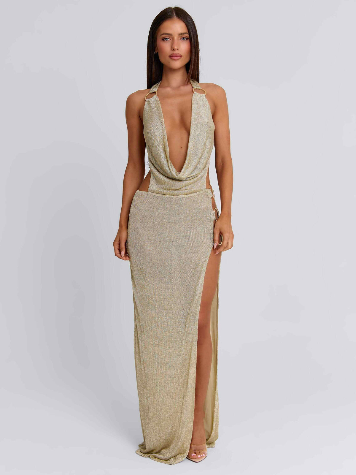 Yasmina Maxi Dress Gold