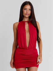 Lecia Mini Dress Red