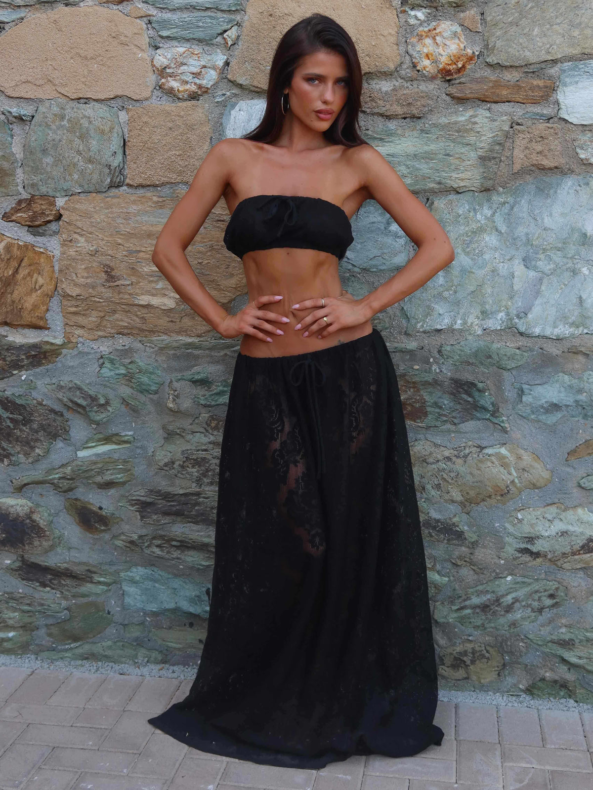 Soren Maxi Skirt Black