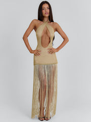 VIVVIAN MAXI DRESS GOLD