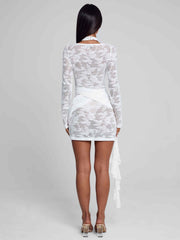 Clementine Mini Dress White