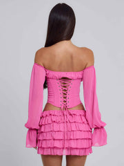 Ayani Mini Dress Hot Pink