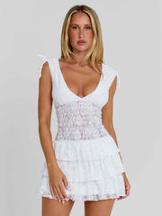 Camileia Mini Dress White