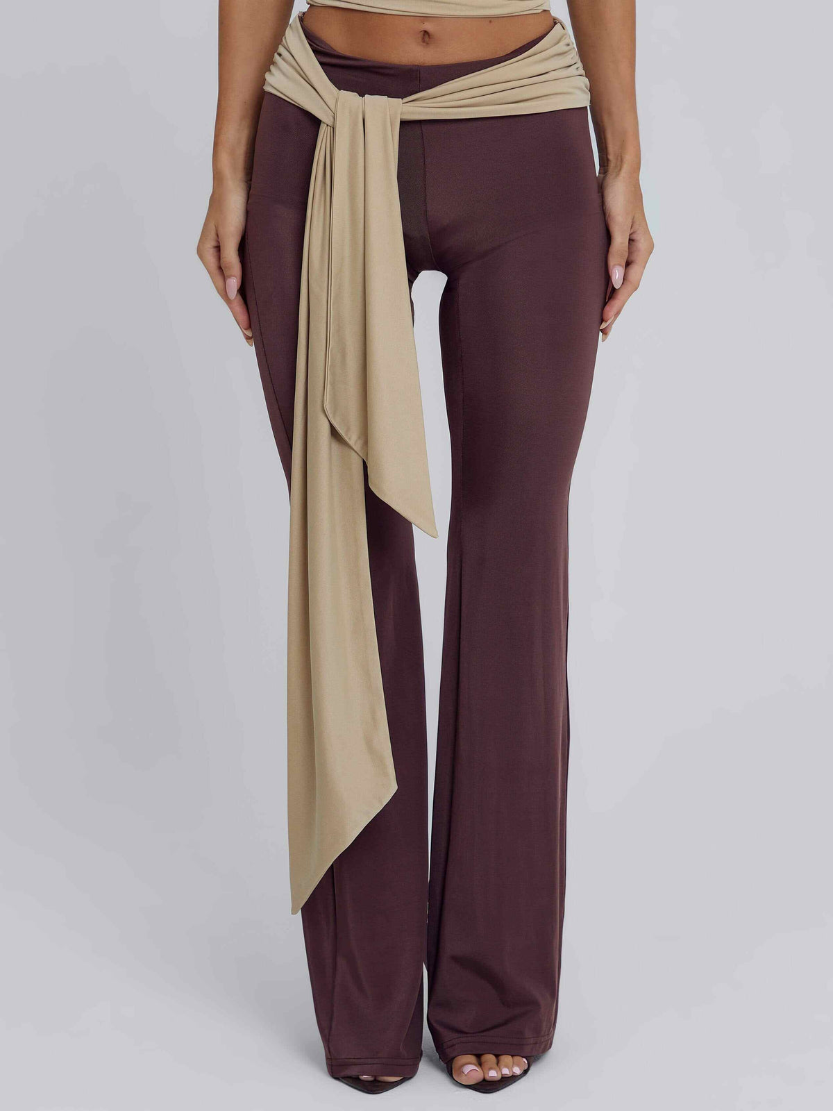 Minna Pant Brown Tan